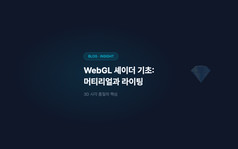WebGL 셰이더 기초: 머티리얼과 라이팅